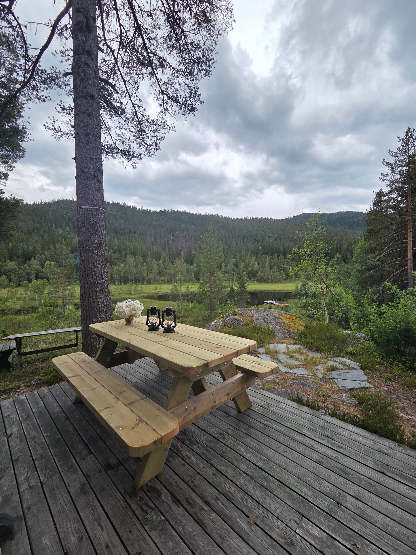 Piknikbord DIY maler