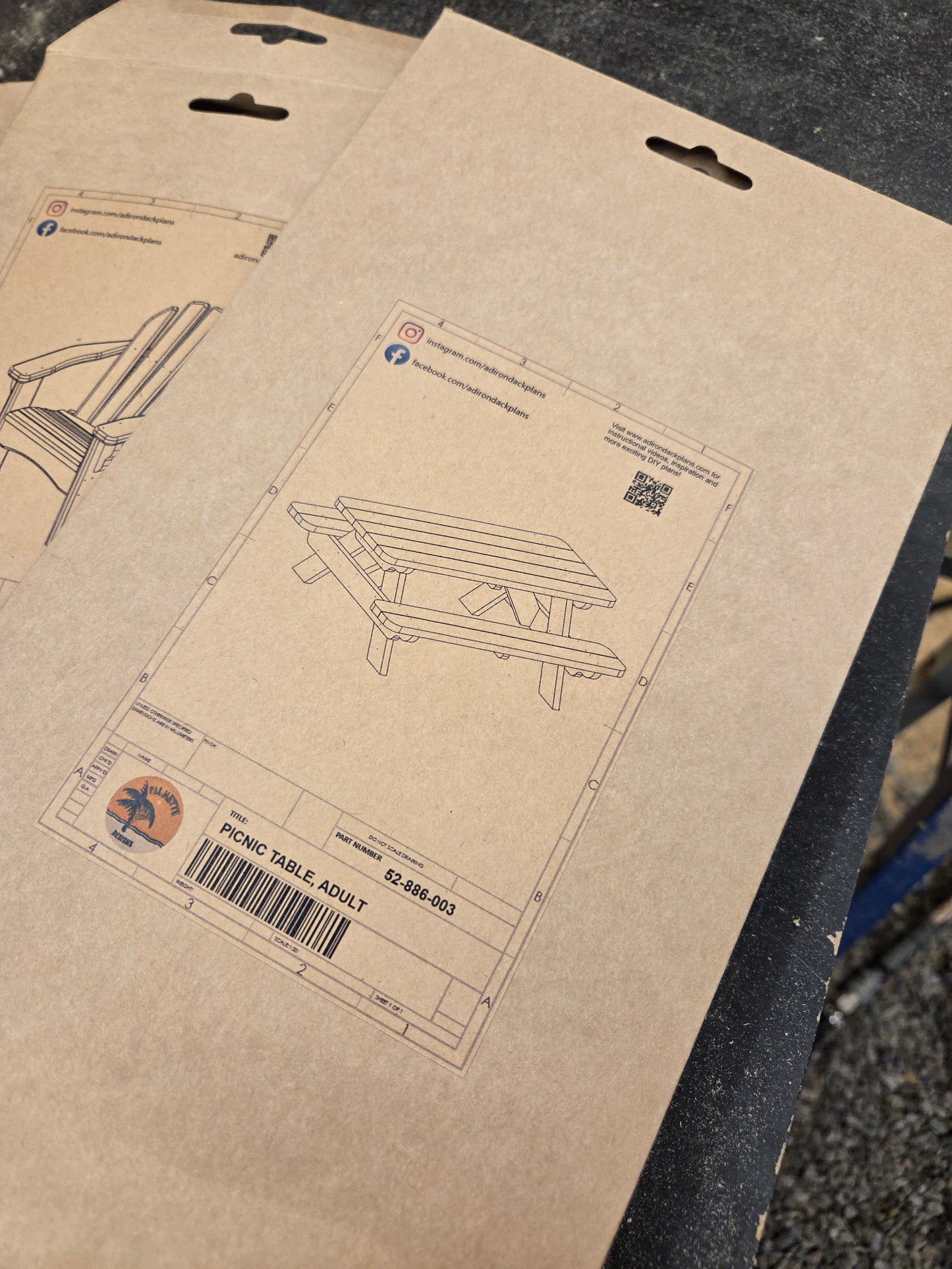 Piknikbord DIY maler