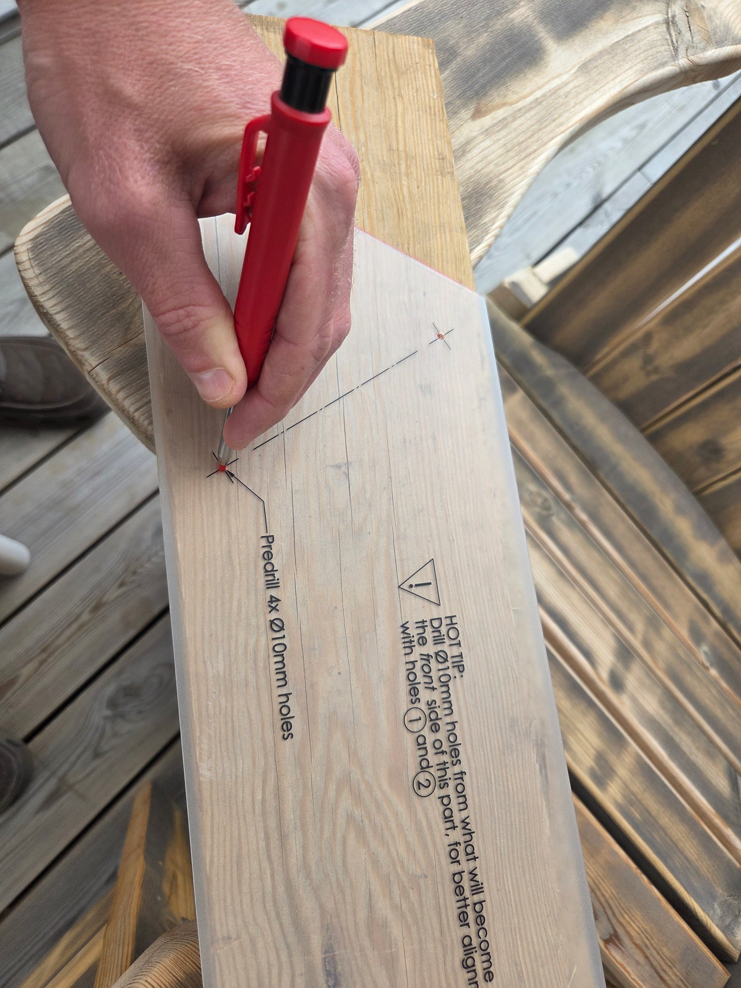 Piknikbord DIY maler