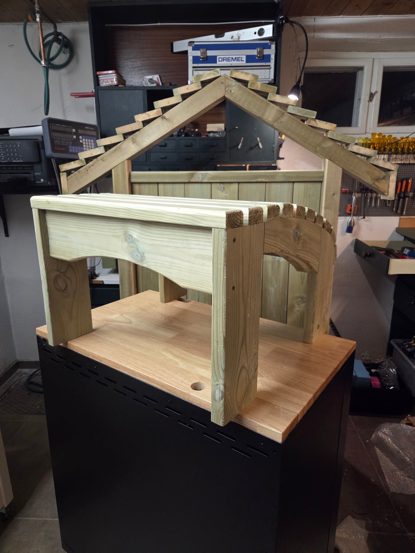 Fotskammel Adirondack DIY Maler
