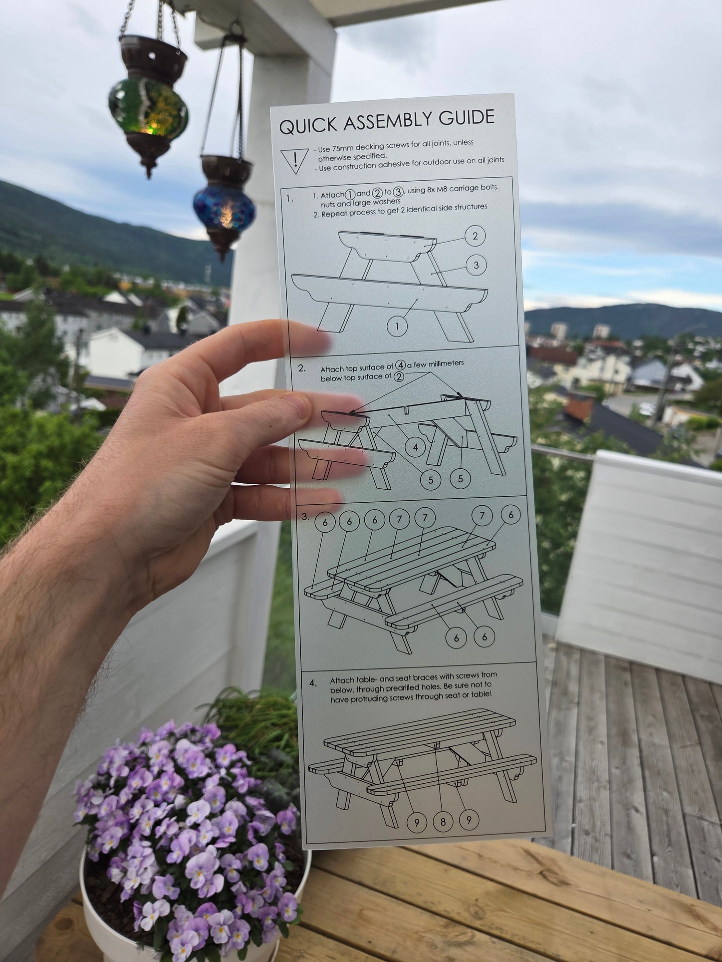 Piknikbord Barn DIY maler